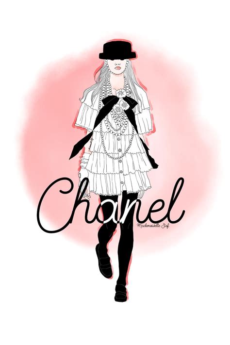 dessin mode coco chanel|coco chanel designs pictures.